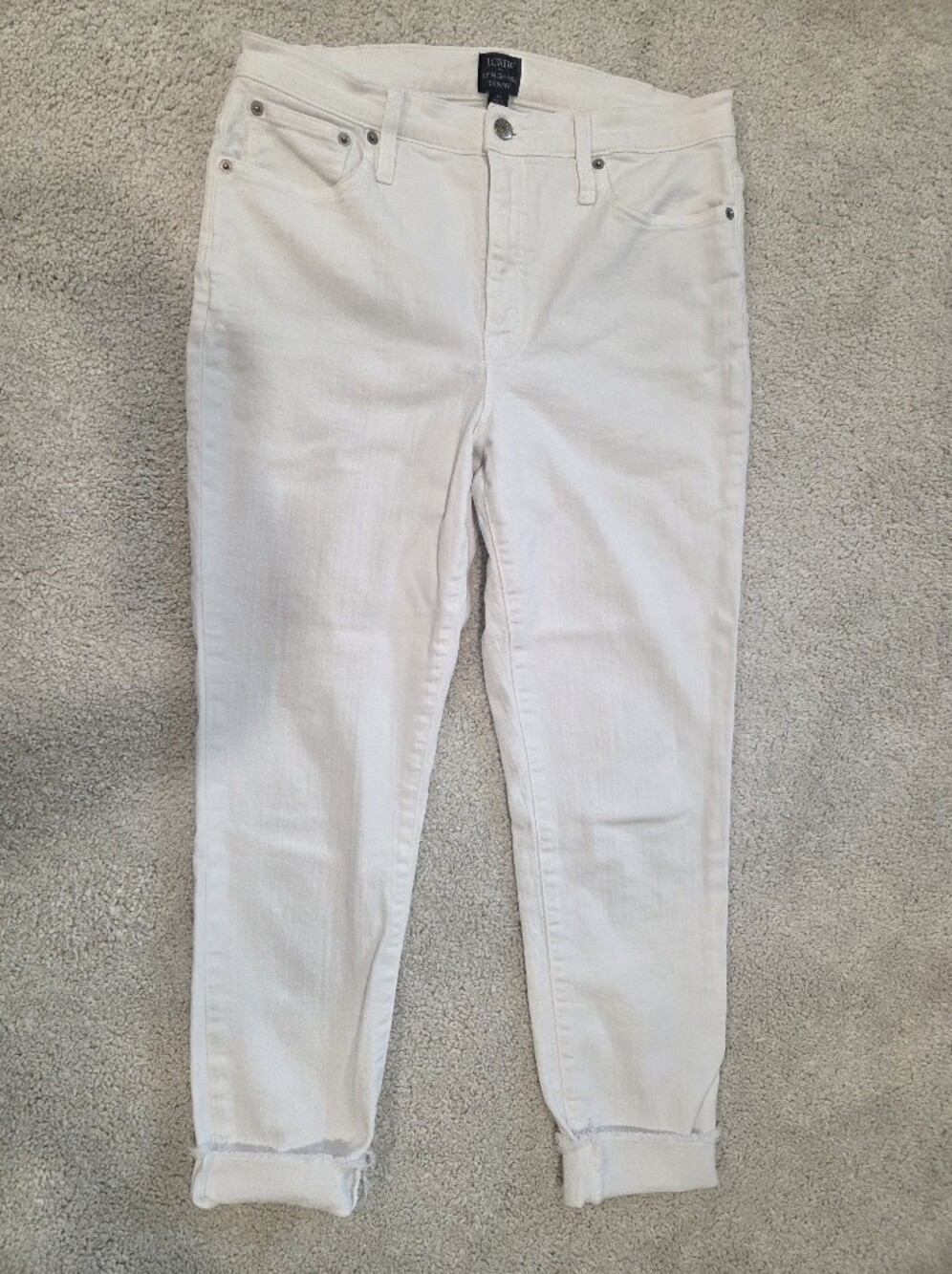 J Crew White Jeans 31